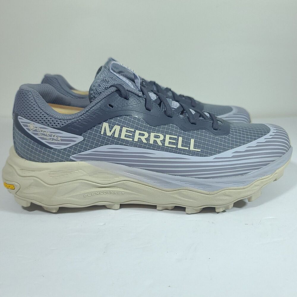 Merrell Agility Peak 6 GORE-TEX Womens Sz 10 Trail Running Shoes Grey Waterproof - Picture 6 of 16